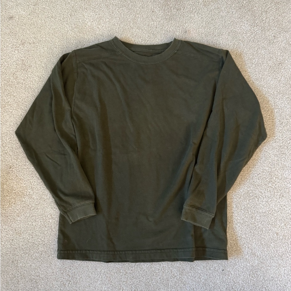 Faded Glory Forest Green Long Sleeve Tee